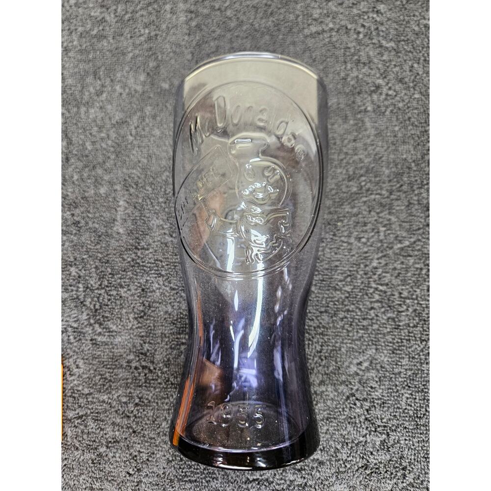 McDonalds Vintage Speedee Glass 6.5" Tall 1955 Purple